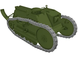 Ford M1918 3D Model