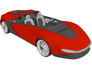 Ferrari Sergio Concept (2013) 3D Model