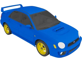 Subaru Impreza WRX STi (2001) 3D Model