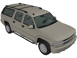 Chevrolet Suburban LT (2005) 3D Model