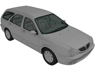 Lancia Lybra Wagon (1999) 3D Model