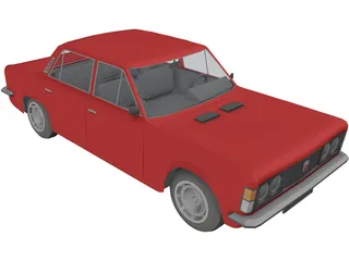 Fiat 125P 3D Model