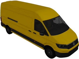 Volkswagen Crafter Cargo (2017) 3D Model