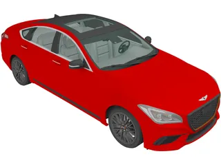 Genesis G80 Sport (2019) 3D Model