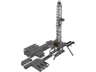 Land Rig 3D Model