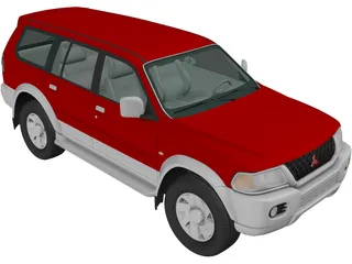 Mitsubishi Pajero Sport (1996) 3D Model