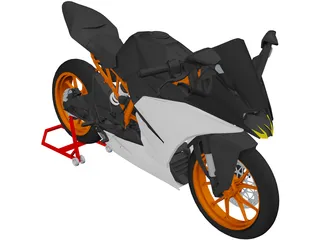 KTM RC 390 3D Model
