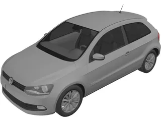 Volkwagen Gol (2013) 3D Model