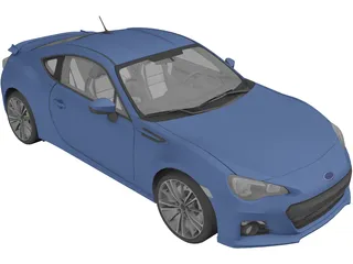 Subaru BRZ [FA20] (2014) 3D Model