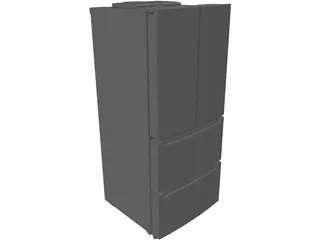 LG Refrigerator 3D Model