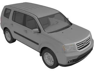 Honda Pilot (2014) 3D Model