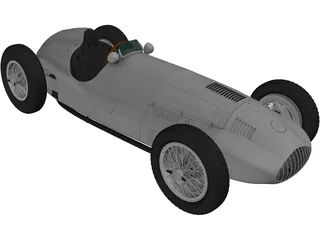 Mercedes-Benz W165 (1939) 3D Model