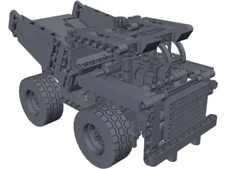 Lego Technic 42035 Mining Truck (2015) 3D Model