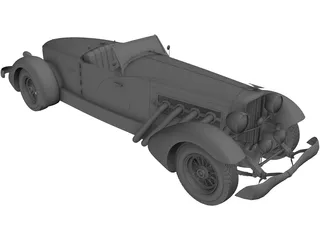 Duesenberg Speedster SJ 3D Model