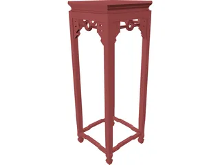 Decorative Table 3D Model