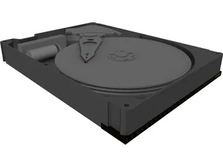 Harddrive (HDD) 3D Model