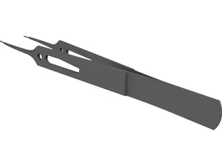 Forceps for Eye Surgery 3D Model