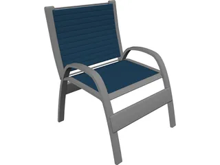 Beach Chair 3D Model