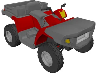 Polaris Sportsman 500 ATV 3D Model