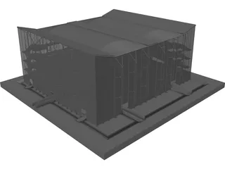 Pavillion Sevilla 3D Model