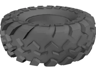 Tire 1.9 Rock Crawling 3D Model