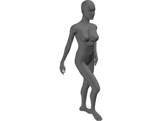 Woman Standing 3D Model
