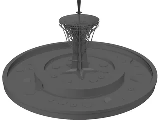 Big Fountain Model 3D Model