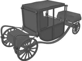 Royal Wagon 3D Model