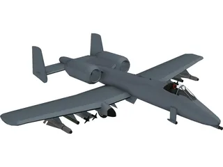 A-10 Warthog 3D Model