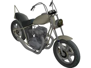 Motorcycle 3D Model