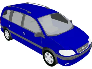 Opel Zafira 3D Model