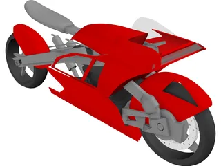 Motorcycle Concept 3D Model
