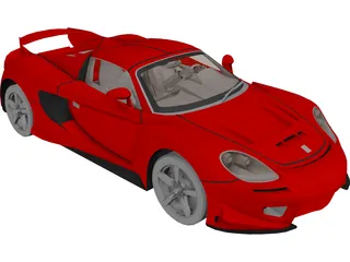 Porsche Carrera GT [Tuned] 3D Model