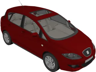 Seat Toledo 3D Model