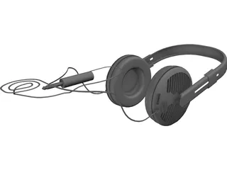 Sennheiser HD-540 Reference Headphones 3D Model