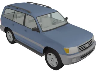 Toyota Land Cruiser (2006) 3D Model