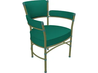 Chair Metal and Belt 3D Model