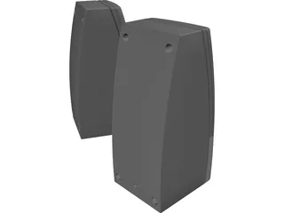 Computer Multimedia Speakers 3D Model