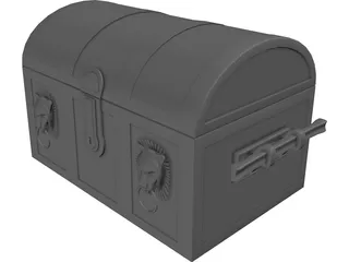 Treasure Chest 3D Model