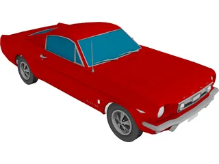 Ford Mustang (1965) 3D Model