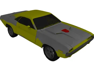 Chevrolet Camaro (1969) 3D Model