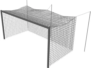 Soccer Goal 3D Model