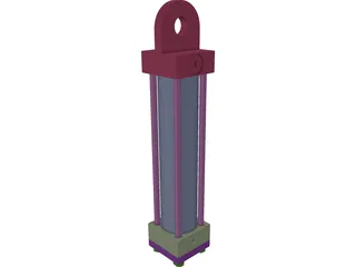 Hydraulic Piston 3D Model