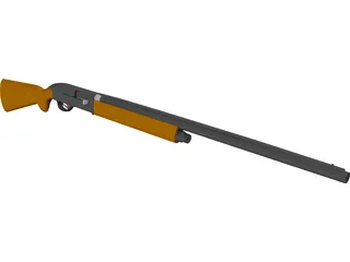 Winchester 1400 Shotgun 3D Model