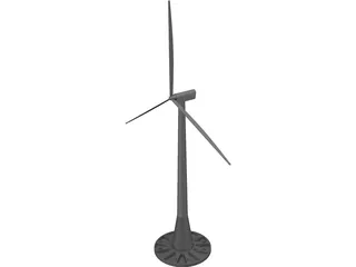 Offshore Windmill 3D Model