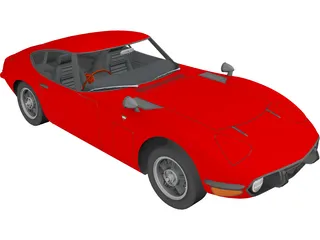 Toyota 2000GT 3D Model