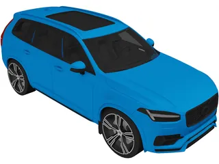 Volvo XC90 Design (2019) 3D Model
