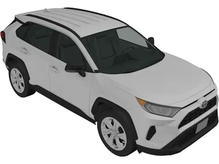 Toyota RAV4 LE (2019) 3D Model