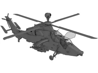 Eurocopter EC-665 Tiger 3D Model