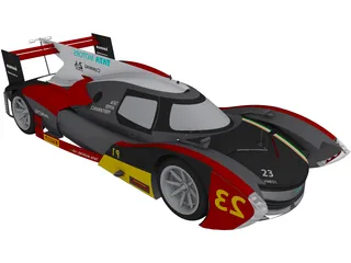 Tata Lemans LMP1 Concept 3D Model